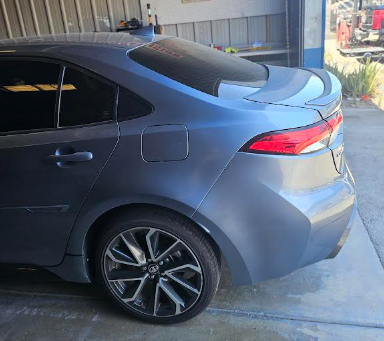 Vehicle after repair