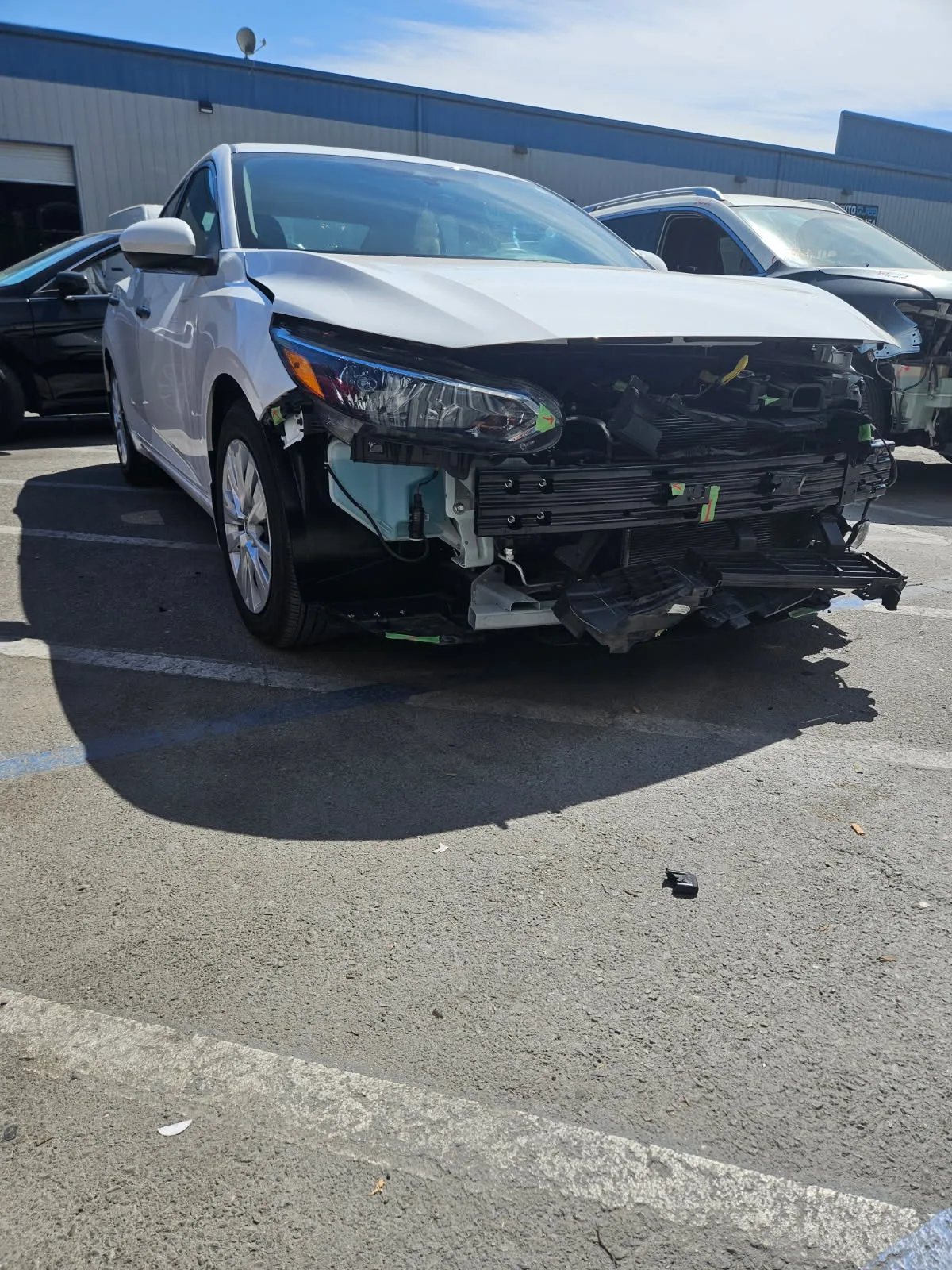 Vehicle before repair