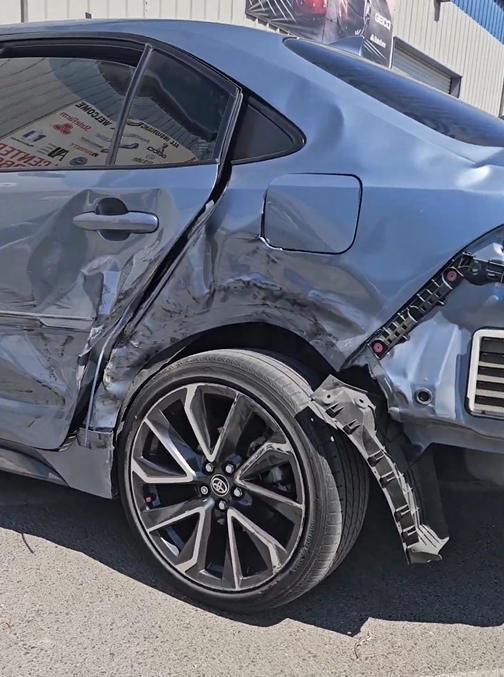 Vehicle before repair